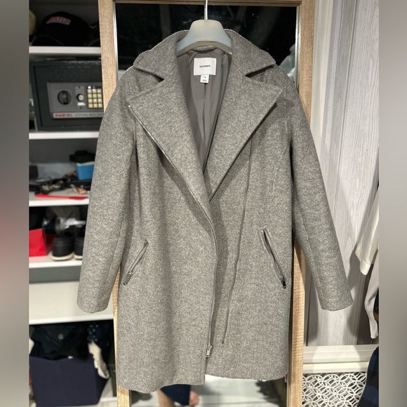 Grey pea coat - Picture 2 of 7